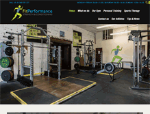 Tablet Screenshot of fitperformance.co.uk